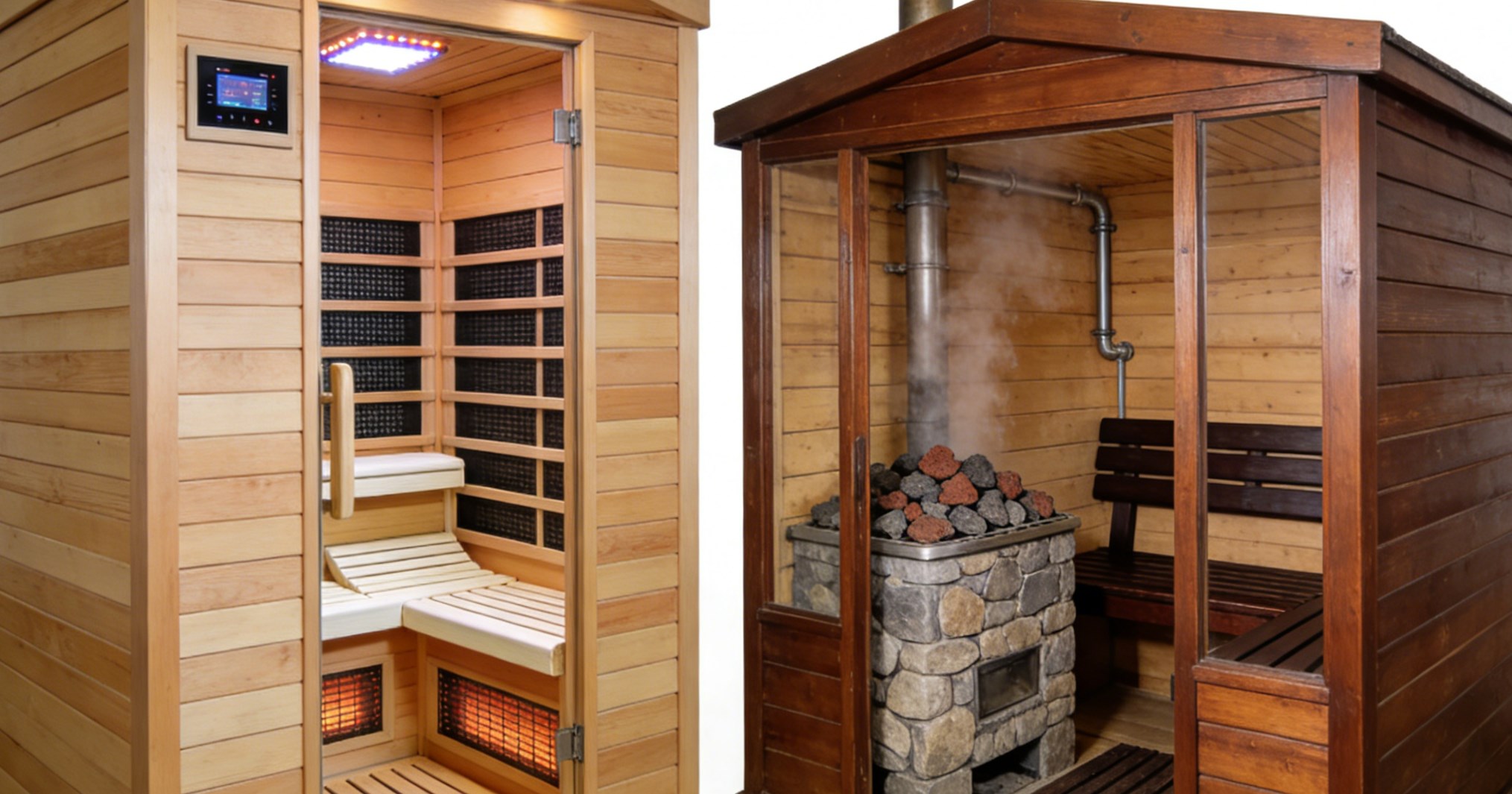 Tolimųjų infraraudonųjų spindulių sauna vs tradicinė sauna, kuri yra geresnė?