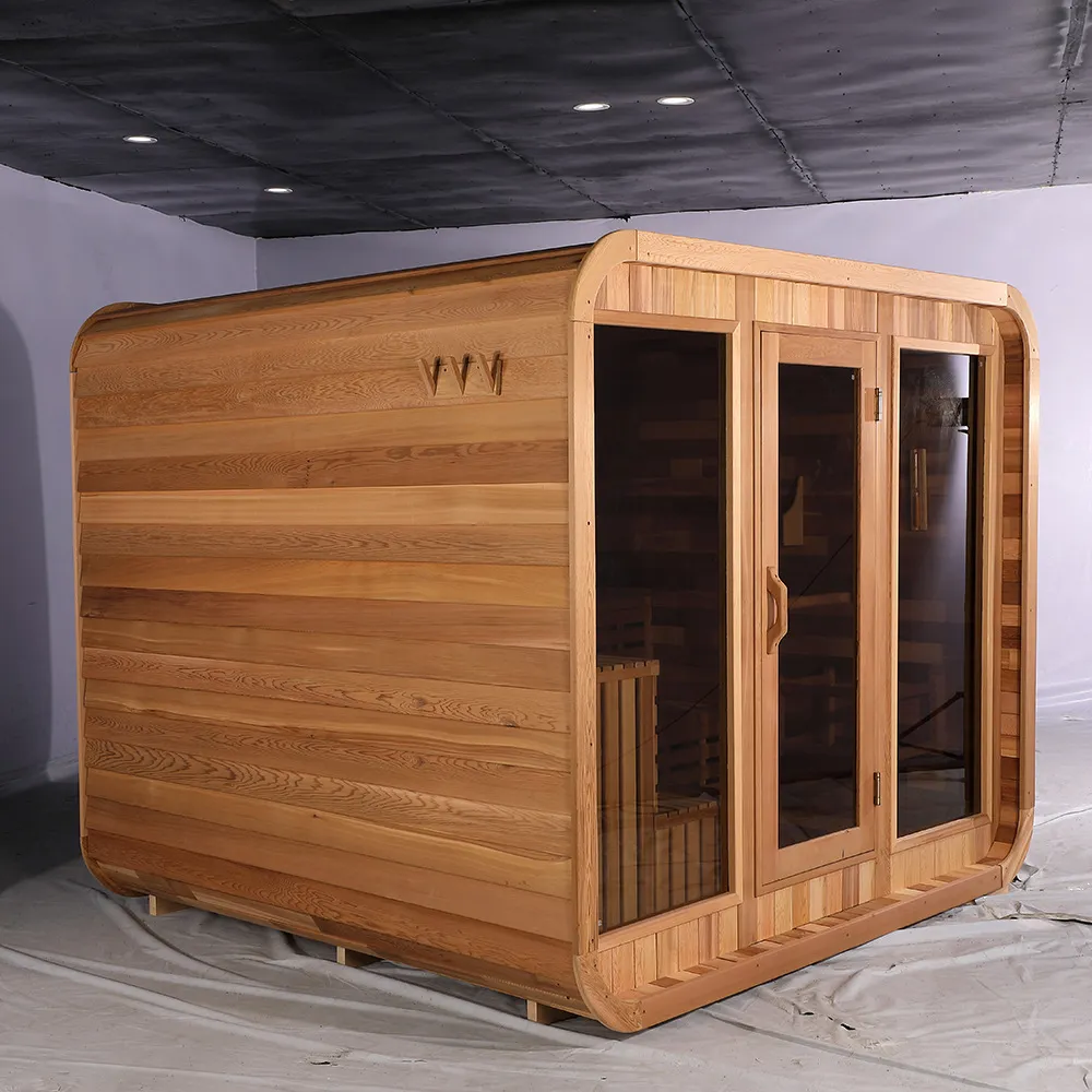 Lauko Hemlock tolimųjų infraraudonųjų spindulių sauna